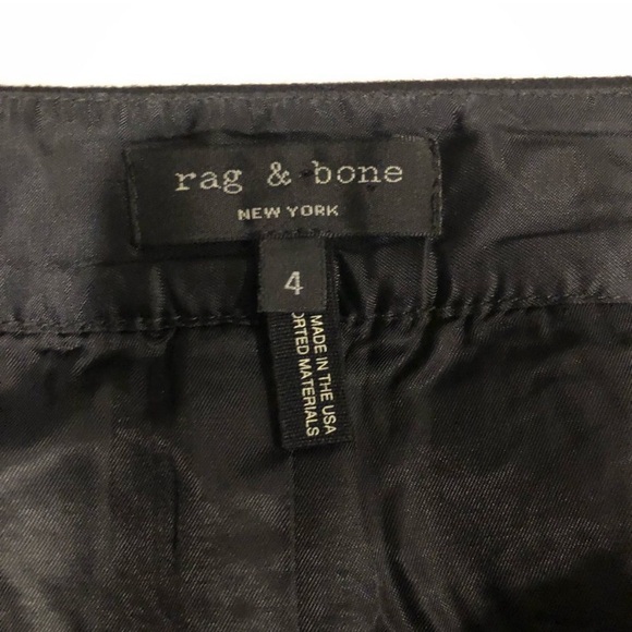 RAG & BONE Cybil Wool Mini Skirt Size 4 - Picture 10 of 12